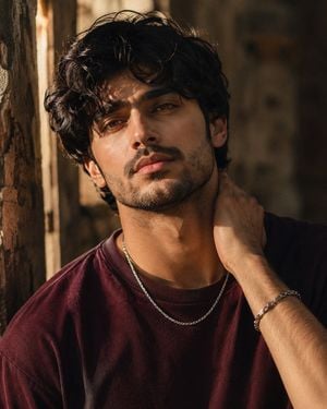 Cinematic Editorial Portrait in Golden Hour preview