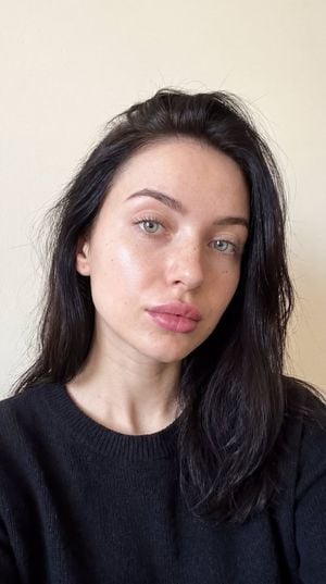 Realistic Slavic Woman Studio Portrait preview
