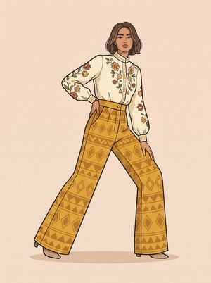 2D Flat Vector Fashion Illustration preview