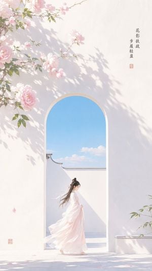 Oriental Zen Shadow Illustration preview
