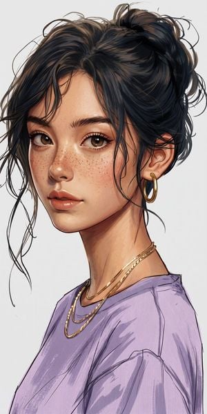Sketch-Style Portrait Illustration preview