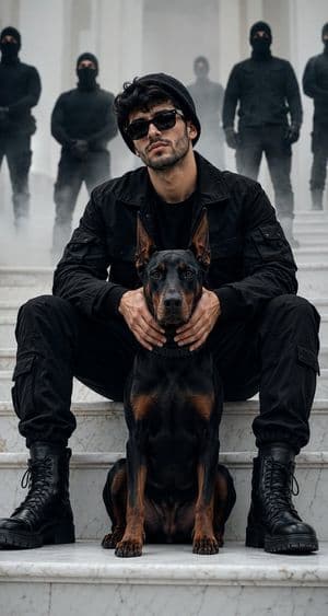 Luxury Streetwear Doberman Portrait preview