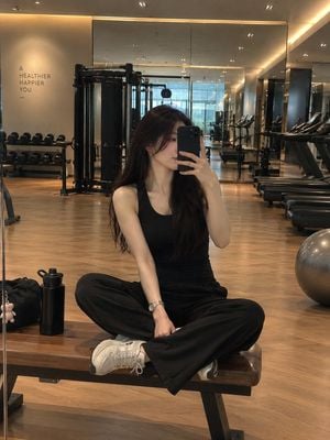 Luxury Gym Mirror Selfie Portrait preview