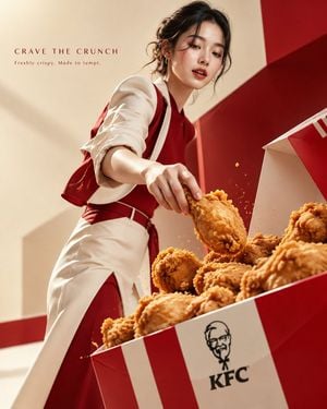 Luxury KFC Fashion Ad preview