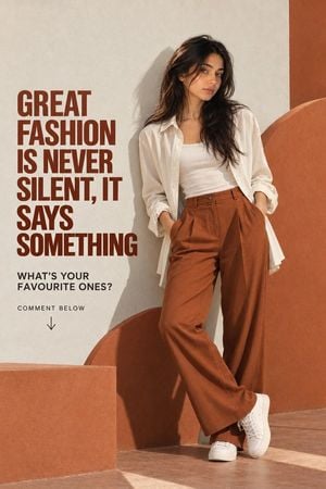 Luxury Fashion Campaign Poster preview