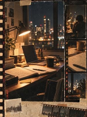 Vintage Film Startup Archive Poster preview