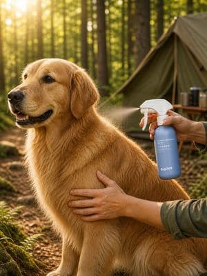 Golden Retriever Spray Ad preview