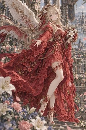 Crimson Angel Princess in Floral Cathedral preview