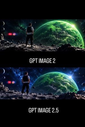 GPT Image 2 vs 2.5 Space Comparison preview