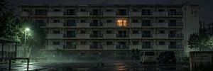 Rainy Japanese Apartment at Night preview