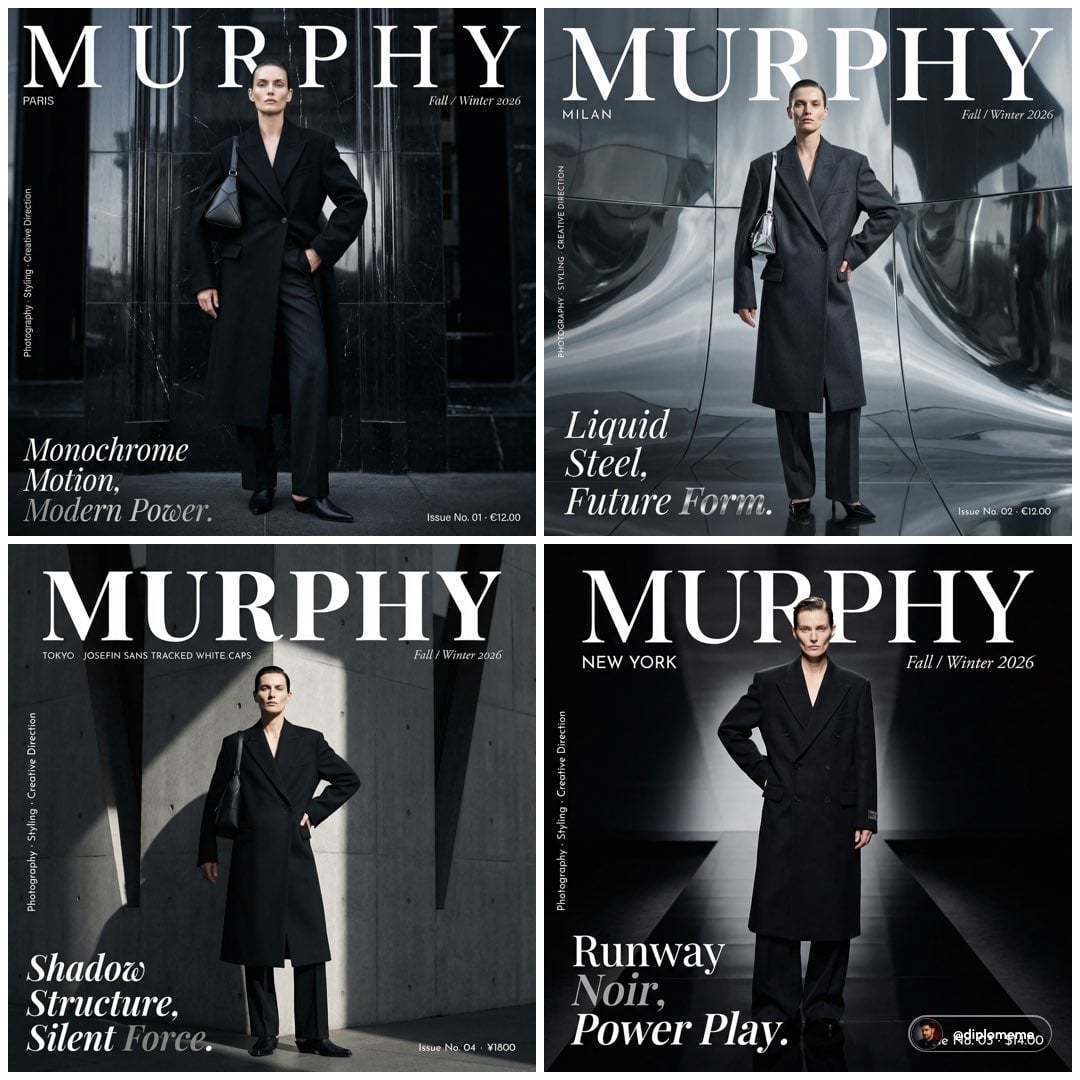 Murphy magazine fashion editorial photograph preview