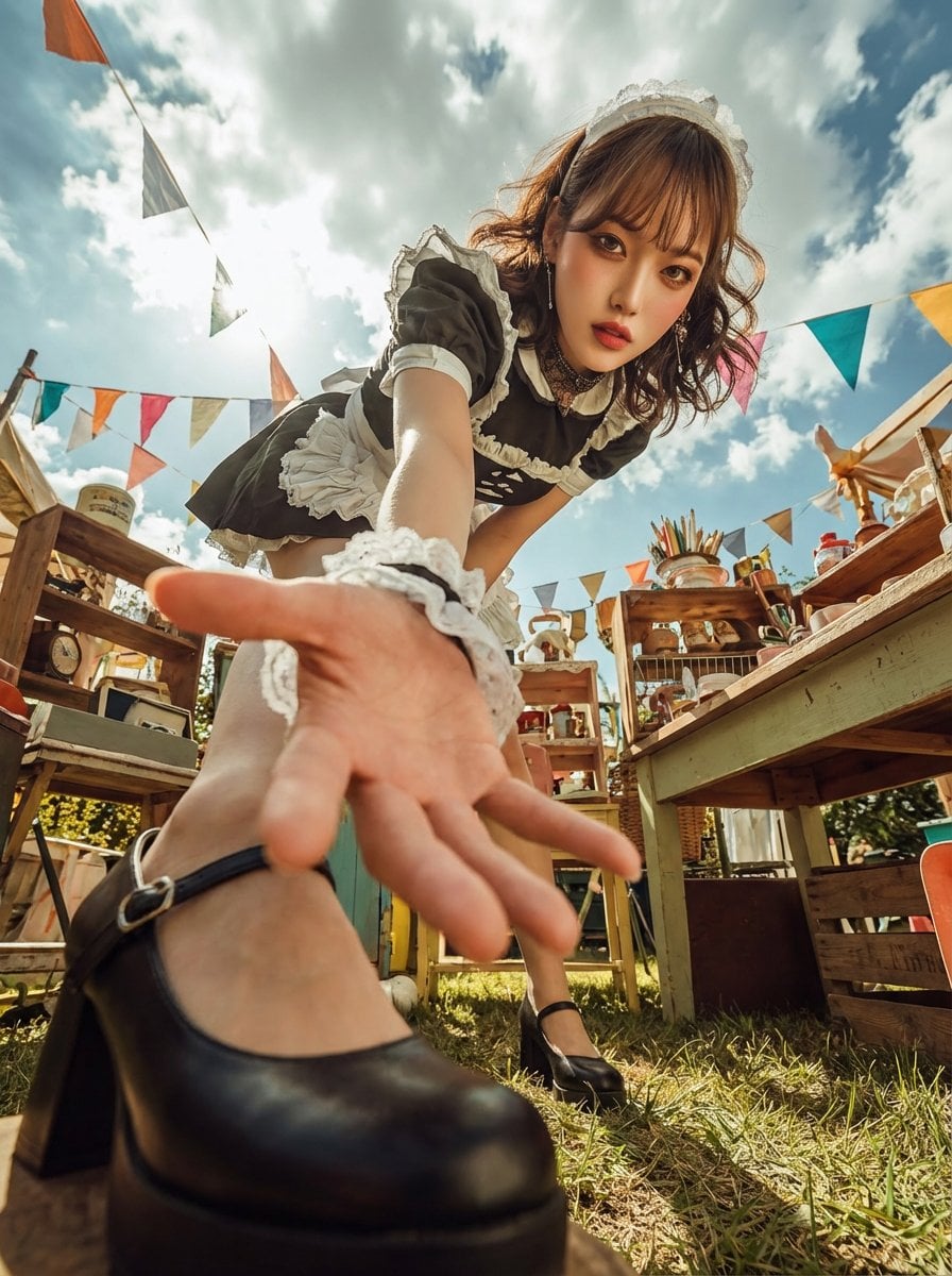 Dramatic Ultra Wide-Angle Photo Transformation Prompt preview