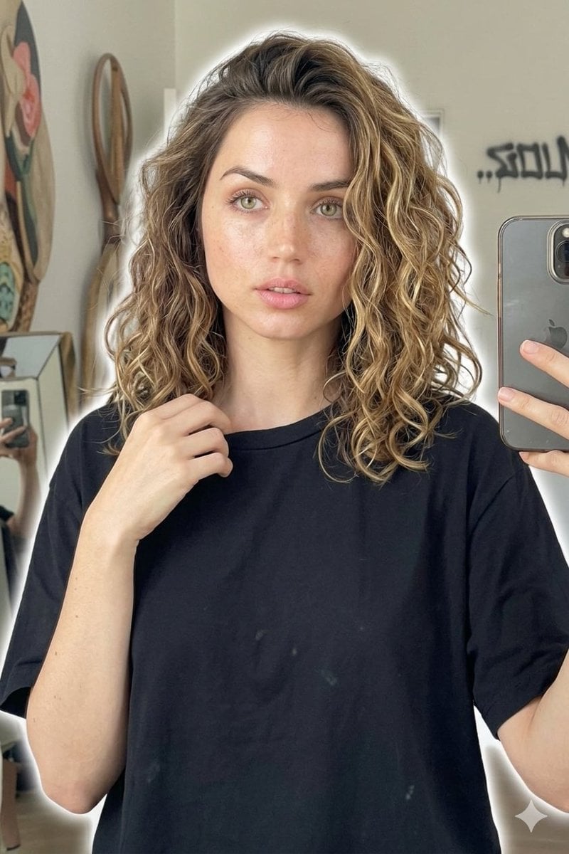 Candid Mirror Selfie Beauty Portrait preview
