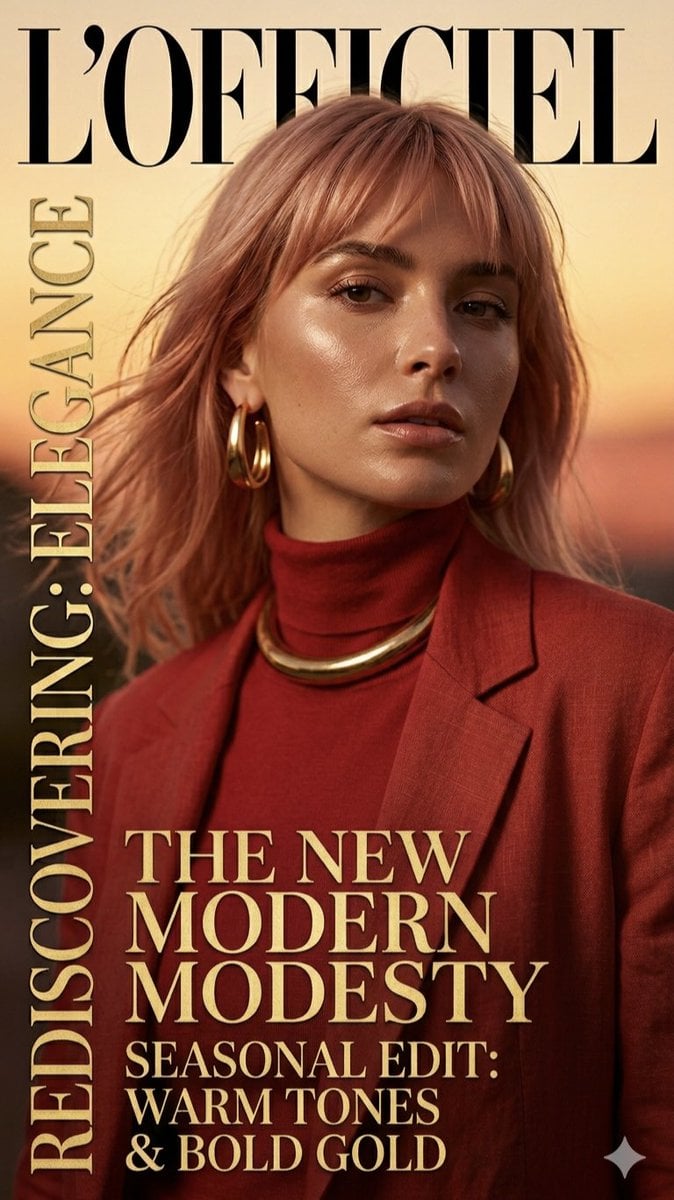 L'Officiel Magazine Editorial Portrait preview