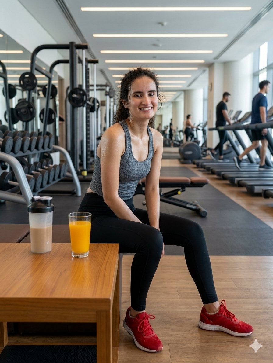 Post-Workout Fitness Portrait preview