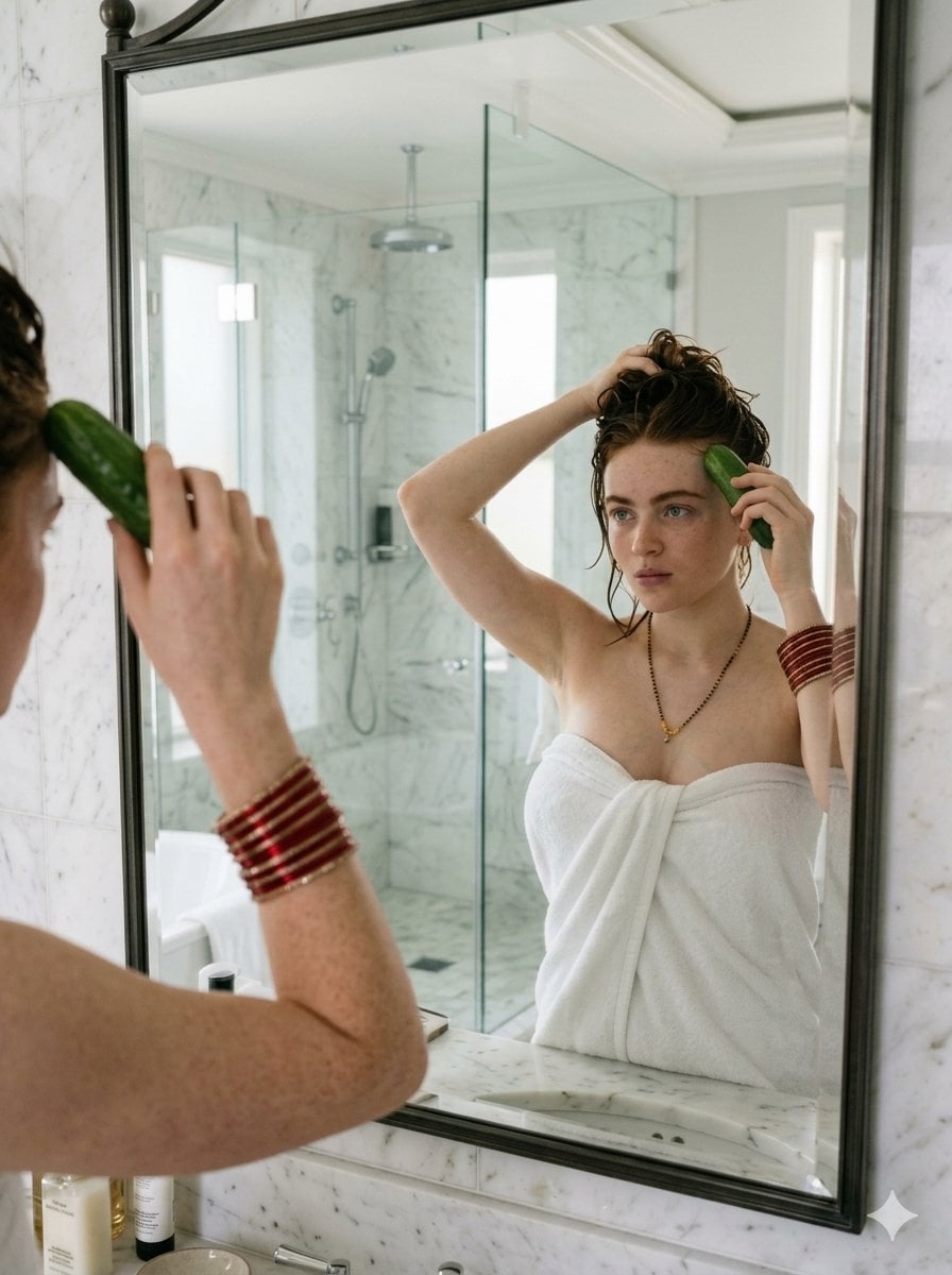Candid Mirror Reflection Lifestyle Portrait preview