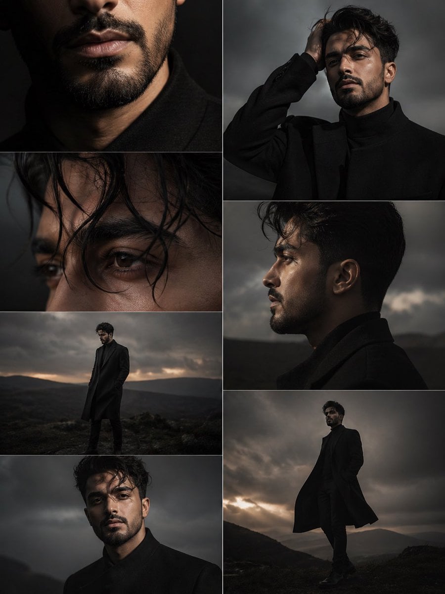 Dark Moody Editorial Portrait preview