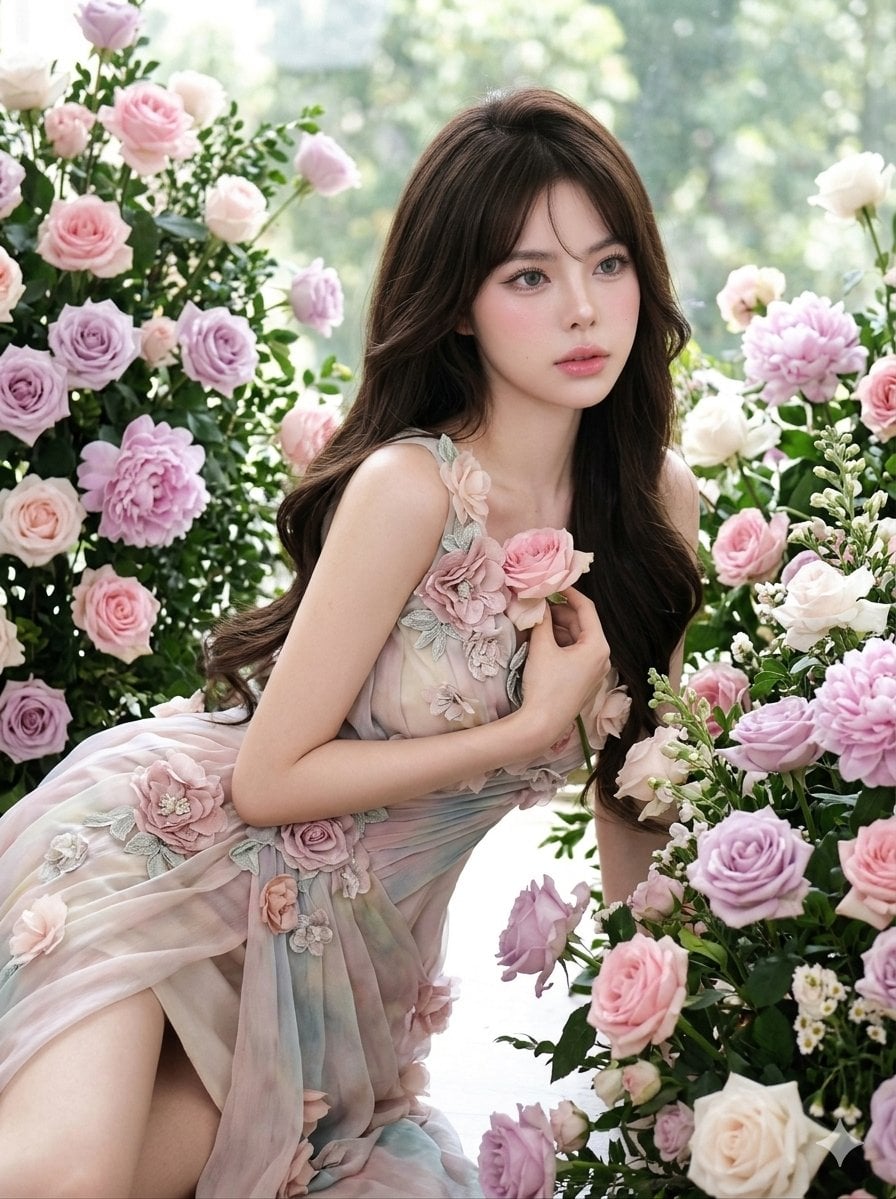 Ethereal Floral Studio Portrait preview