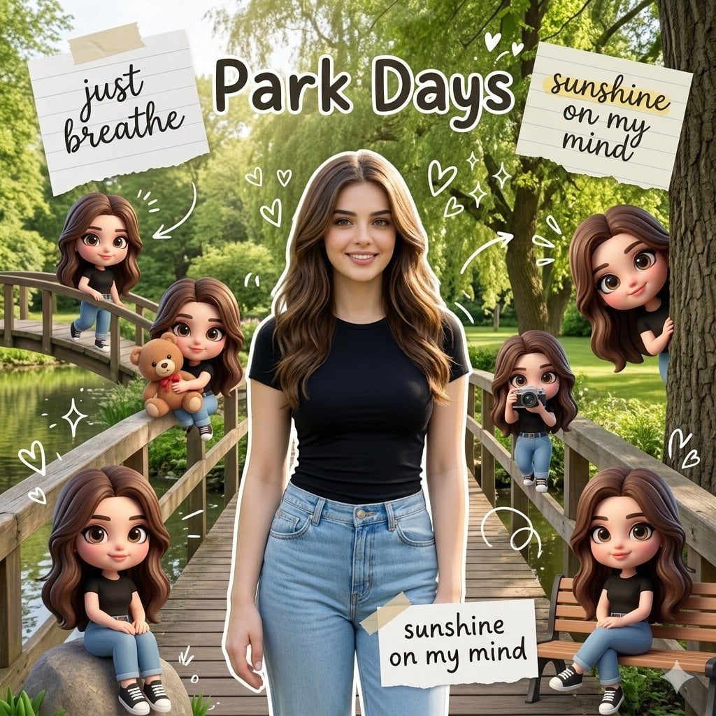 Park Days Digital Collage preview