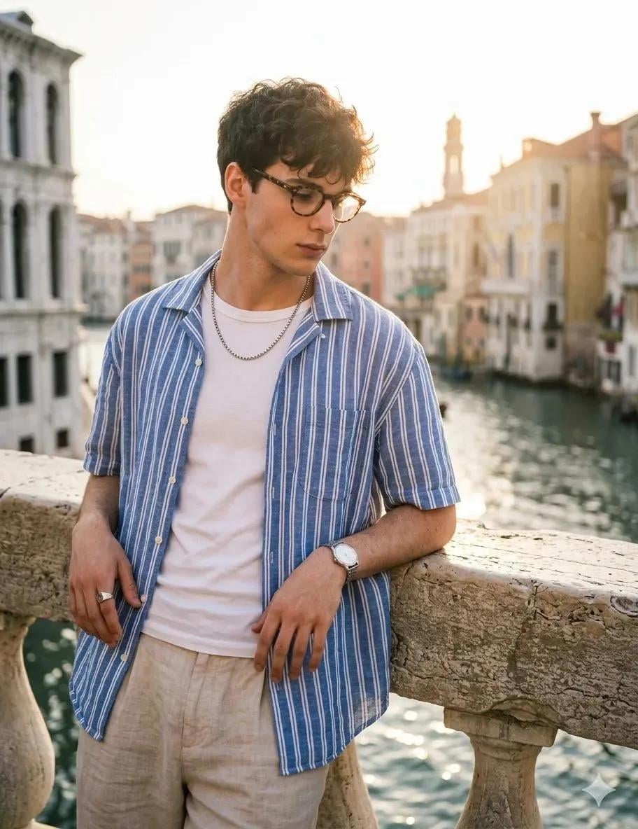 Candid Portrait at Venice Rialto Bridge preview