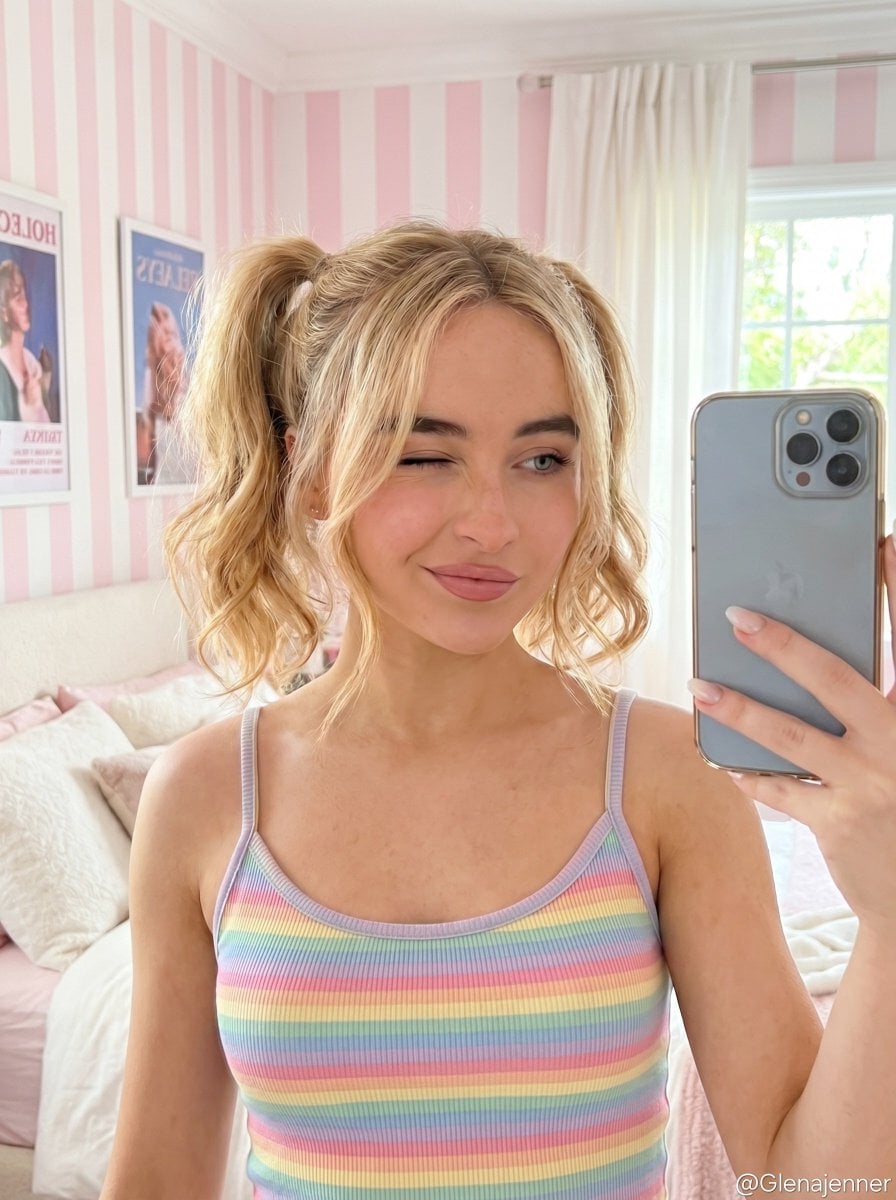Soft Girl Selfie Portrait preview