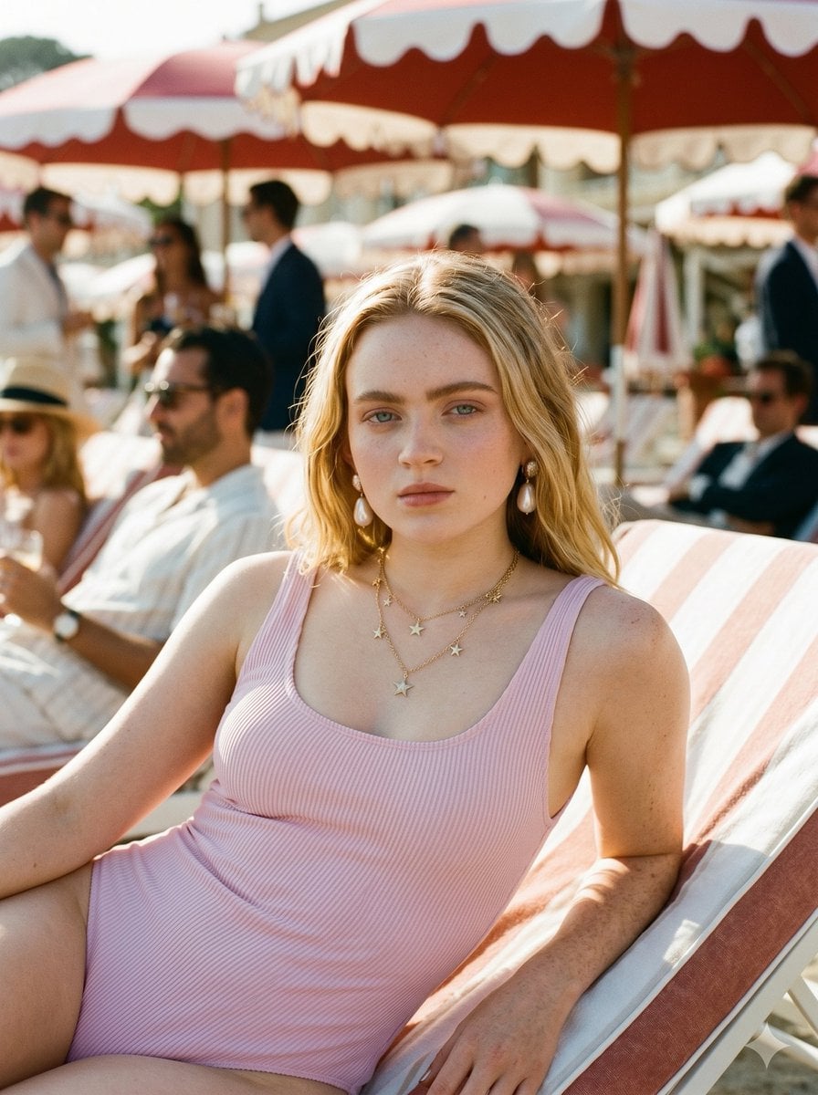 Golden Hour Beach Club Portrait preview