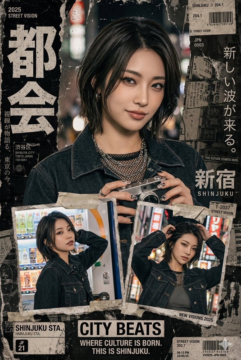 Japanese Streetwear Magazine Collage preview