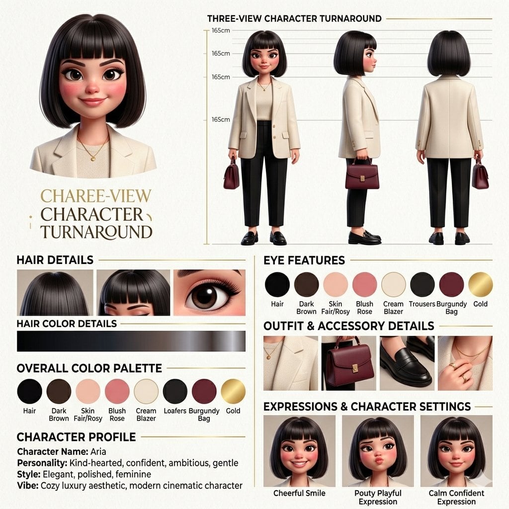 3D Character Design Infographic preview