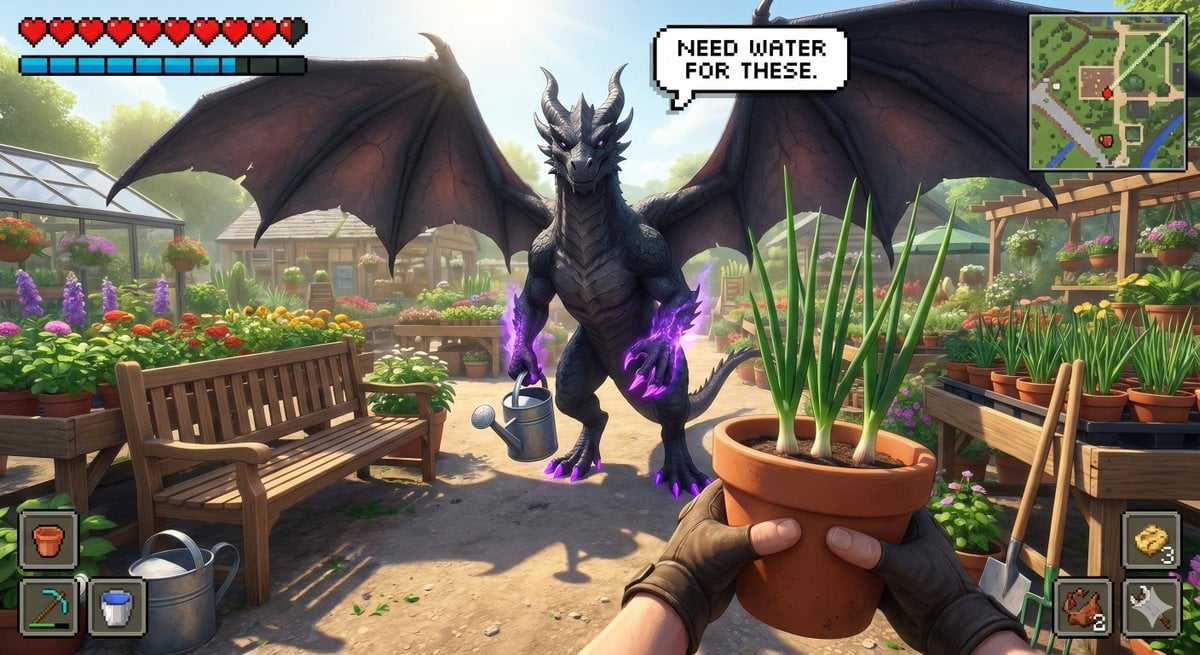 Dark Dragon vs Vegetations Battle preview