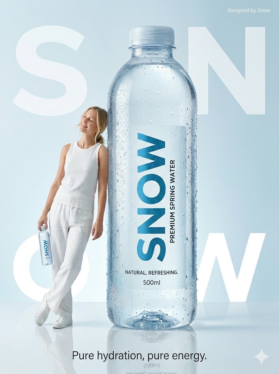 Minimalist Water Commercial Photography preview