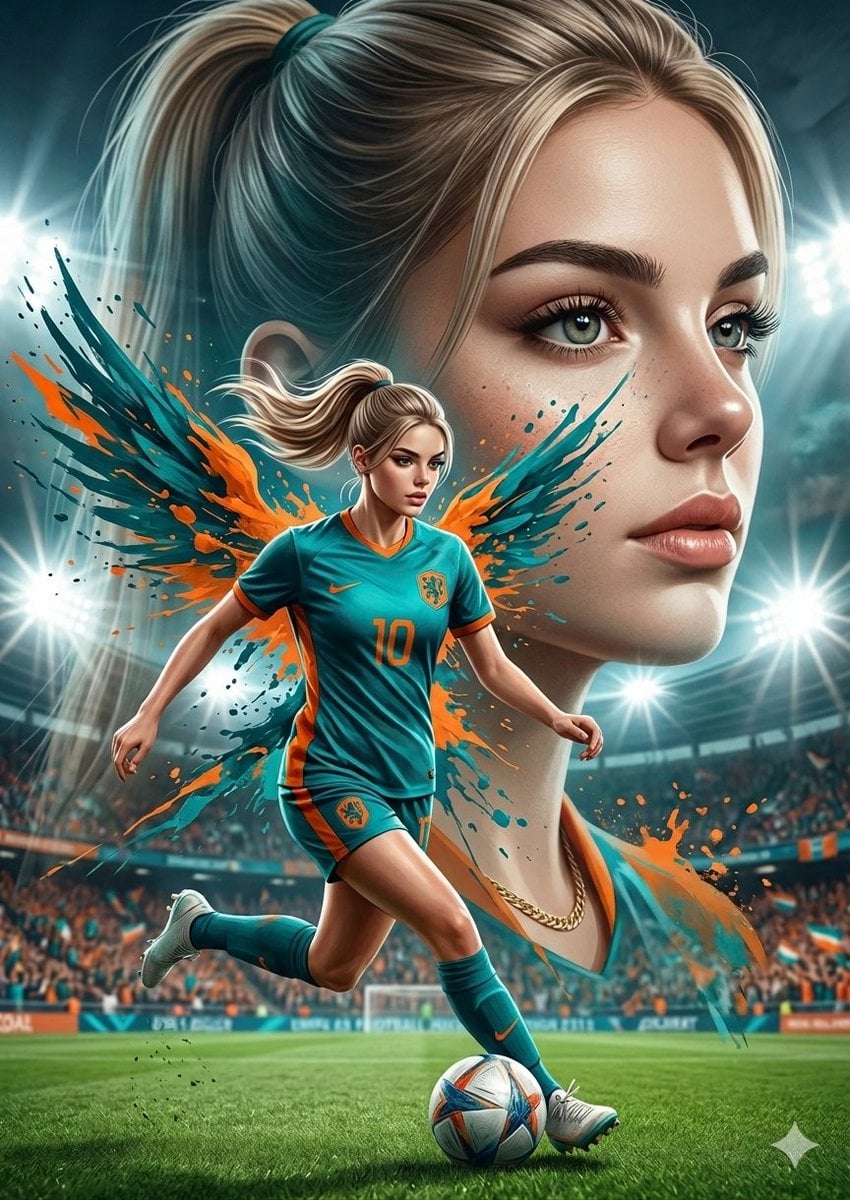Double Exposure Football Poster preview