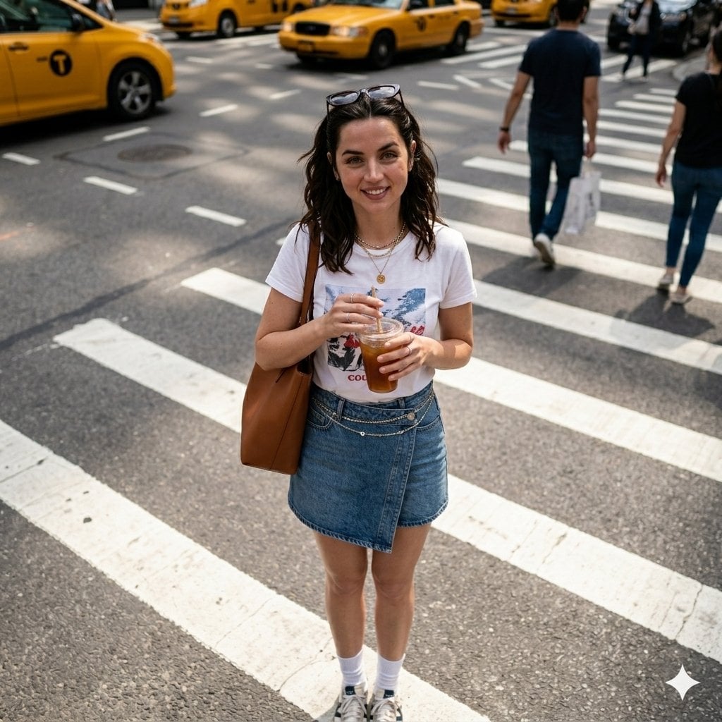 Cinematic Overhead Street Style Shot preview