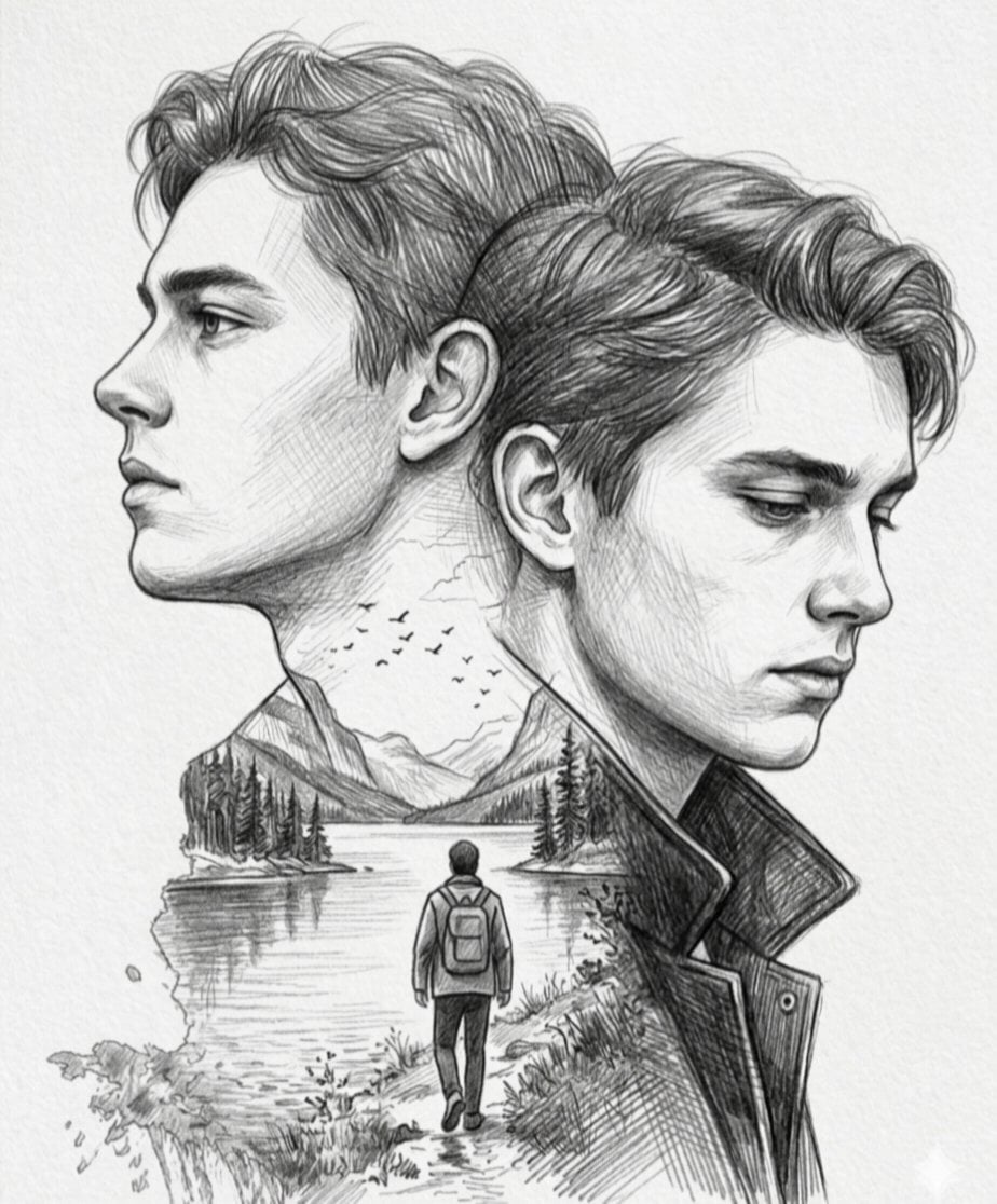 Double Exposure Pencil Sketch preview