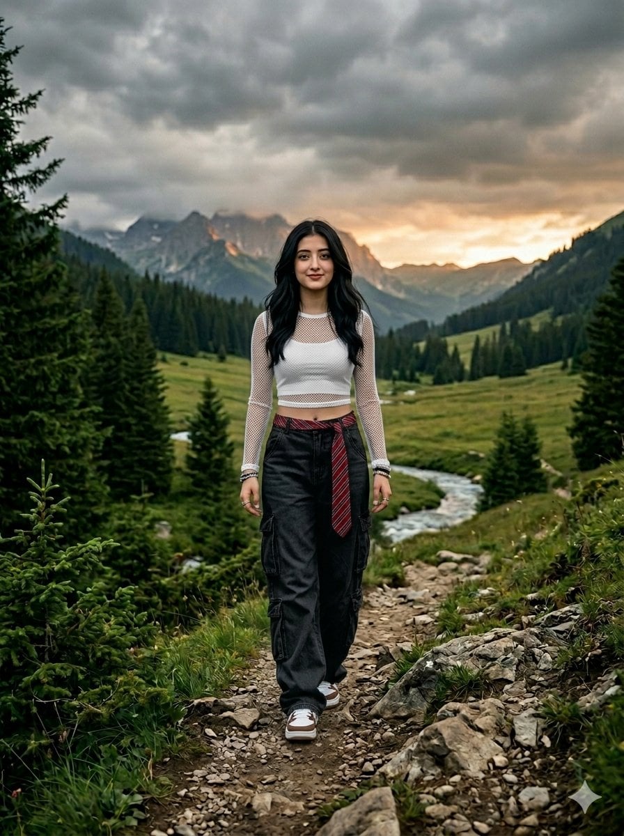 Street Fashion Valley Hike Portrait preview