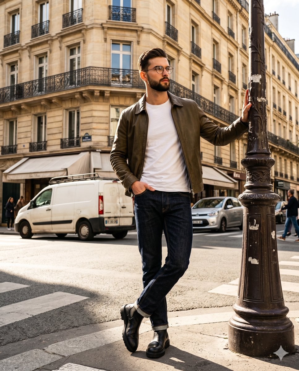 Editorial Parisian Street Style Portrait preview