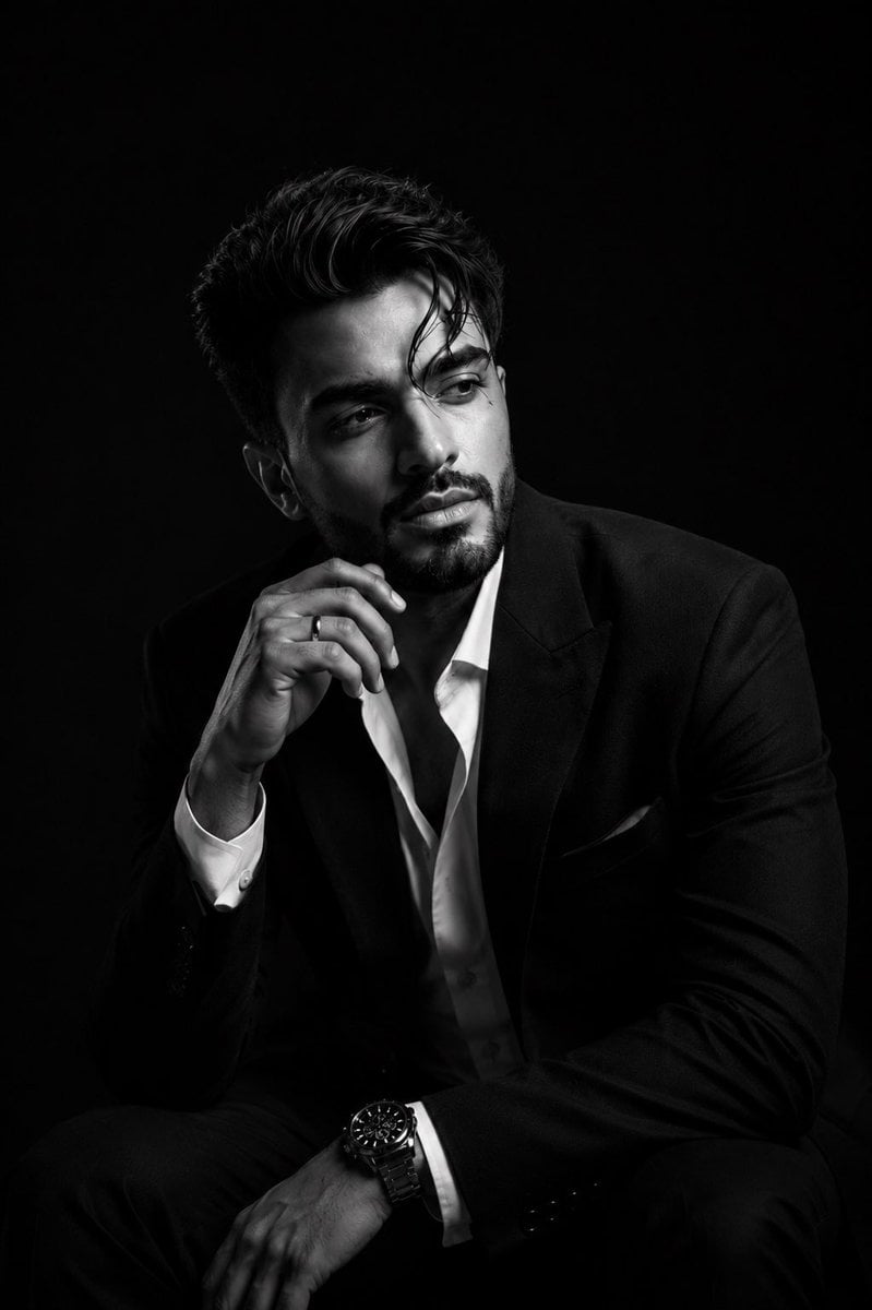 Sophisticated Studio Tuxedo Portrait preview