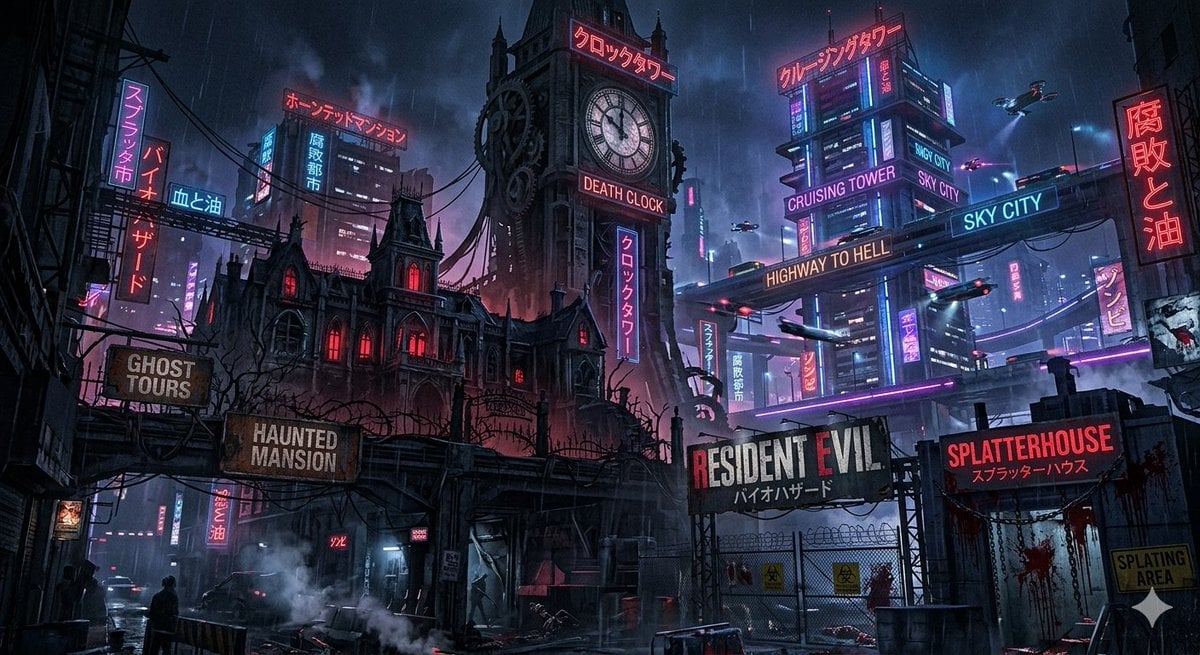 Cyberpunk Horror Mashup preview
