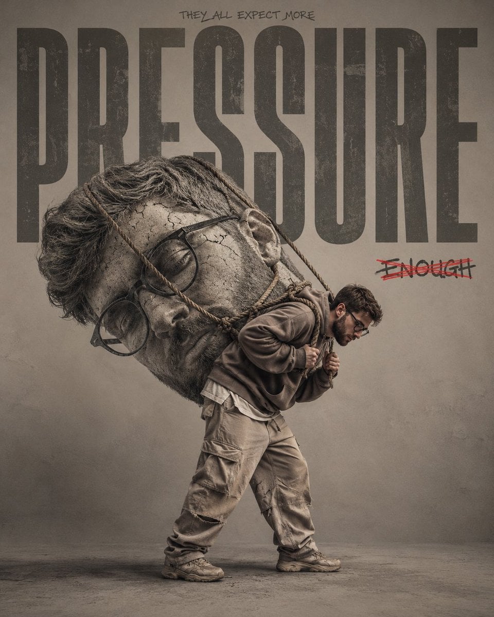 Conceptual Pressure Surreal Portrait preview