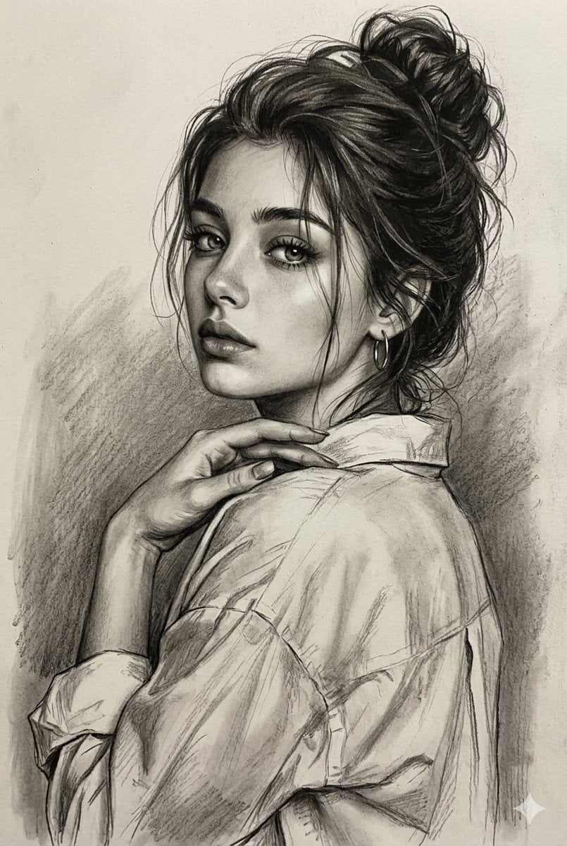 Multi-Medium Portrait Study preview