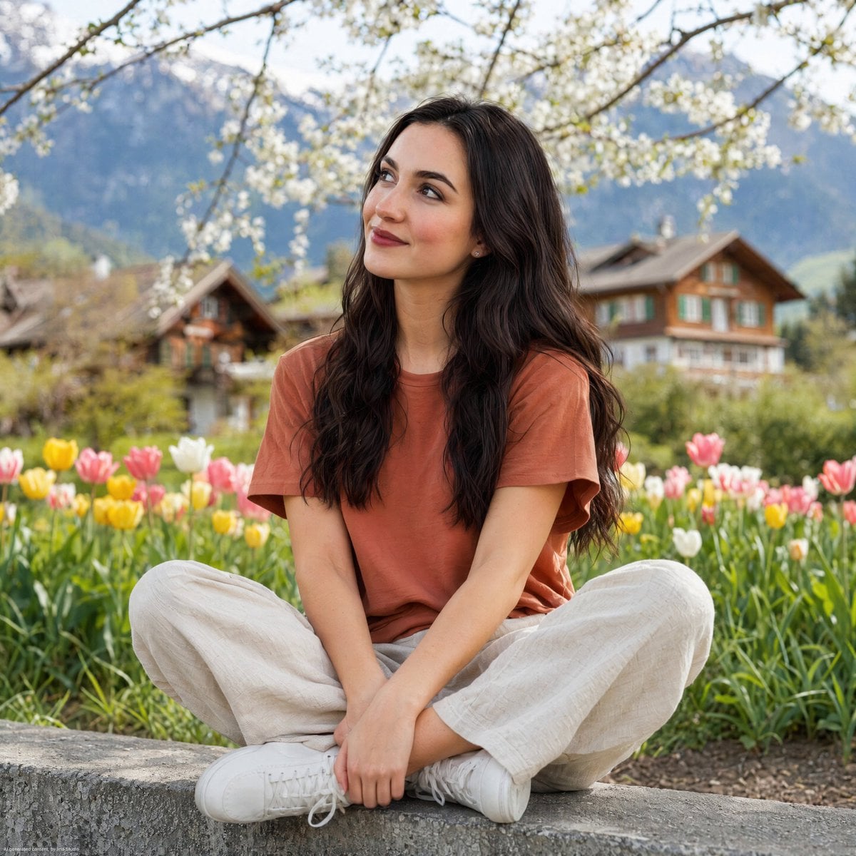 Alpine Spring Portrait of a Woman preview