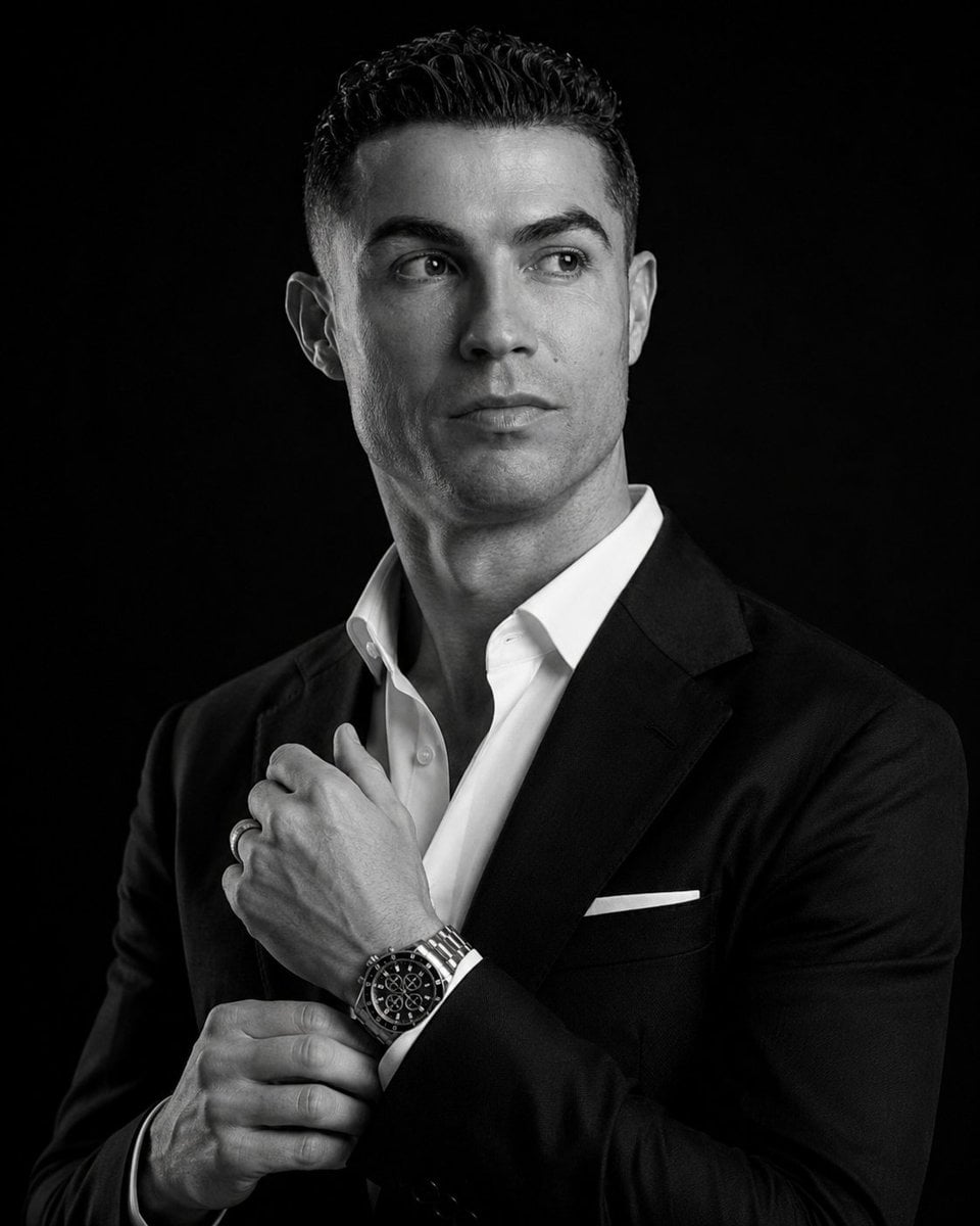 Cinematic Black and White Luxury Suit Portrait preview