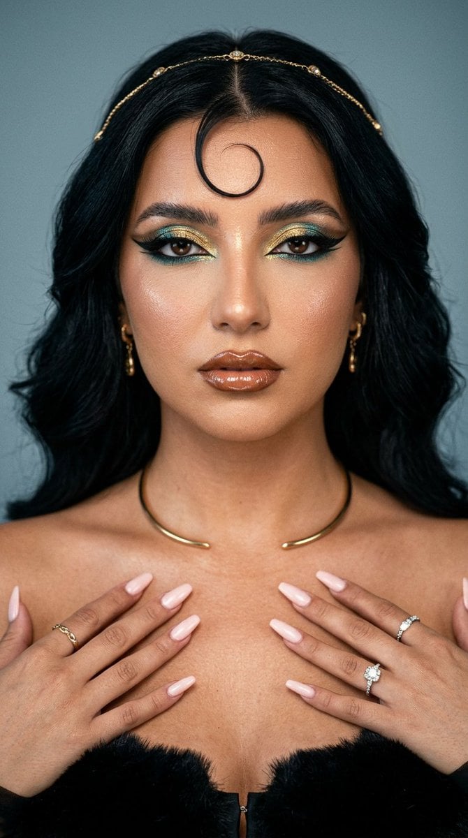 Modern Cleopatra Beauty Editorial preview
