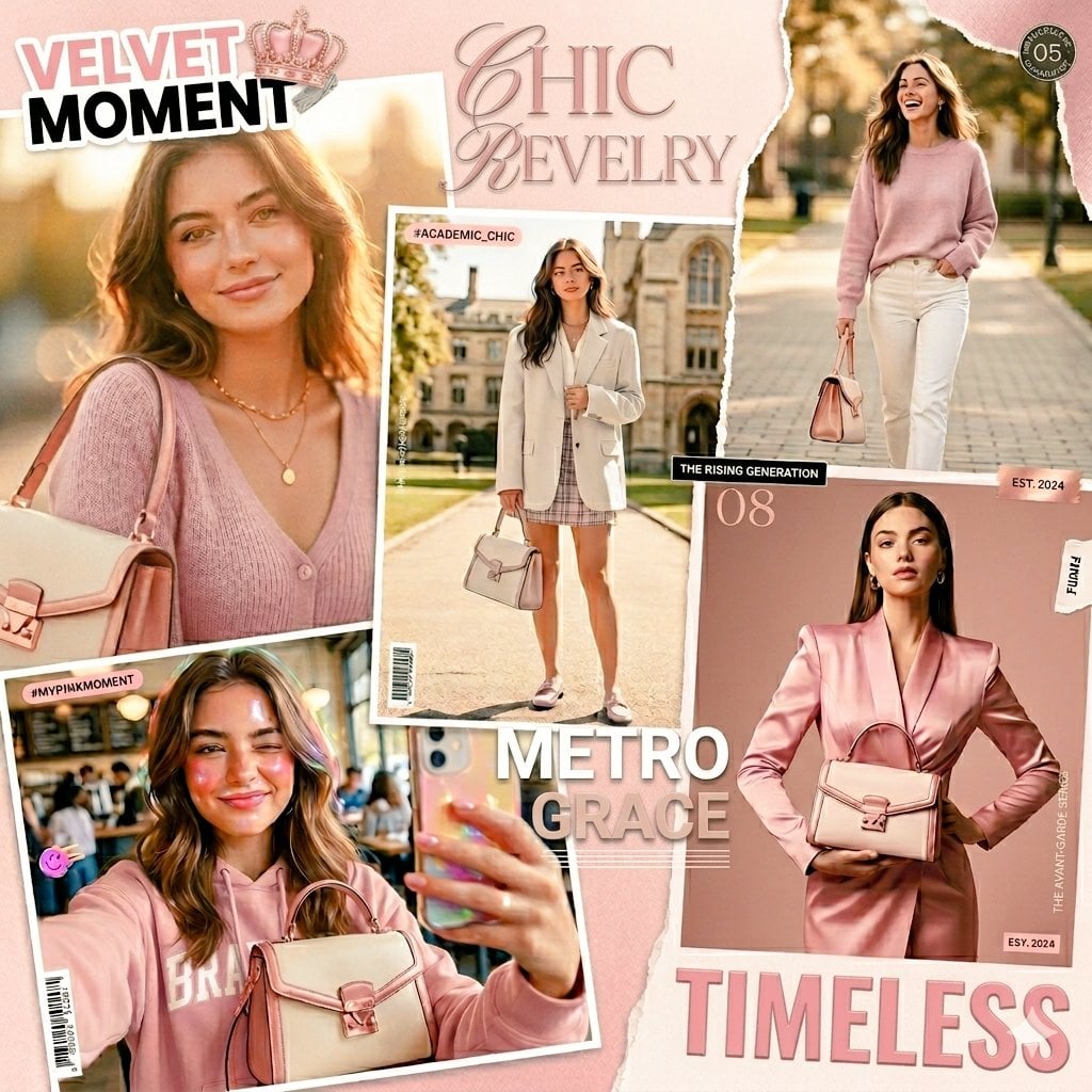 Chic Fashion Magazine Collage preview