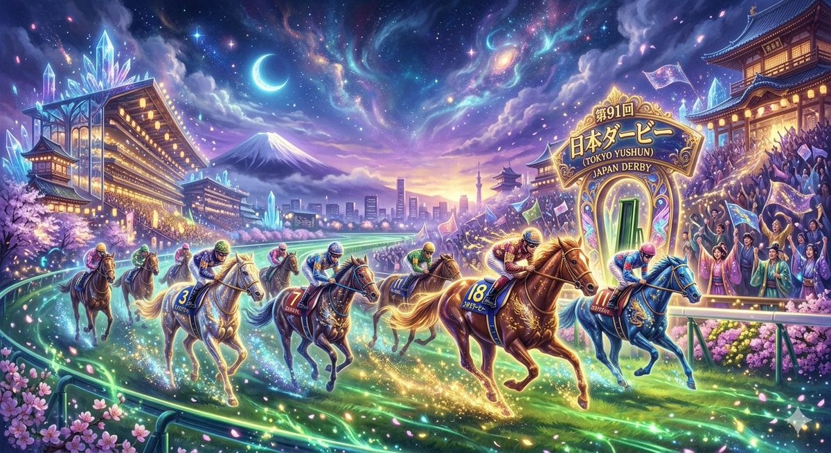 Fantasy Style Horse Racing Art preview