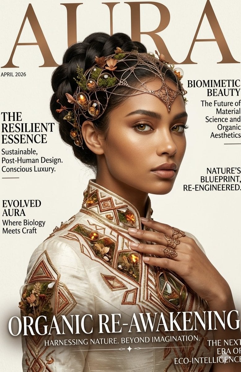Organic Sci-Fi Magazine Cover preview
